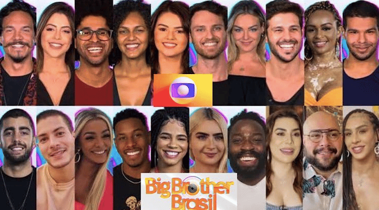 imagem com fotos de todos os participantes da edição 22 do BBB