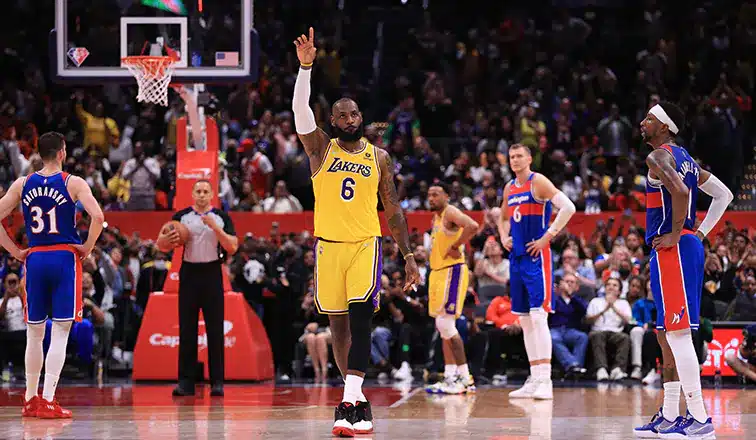 LeBron James, jogador do Los Angeles Lakers